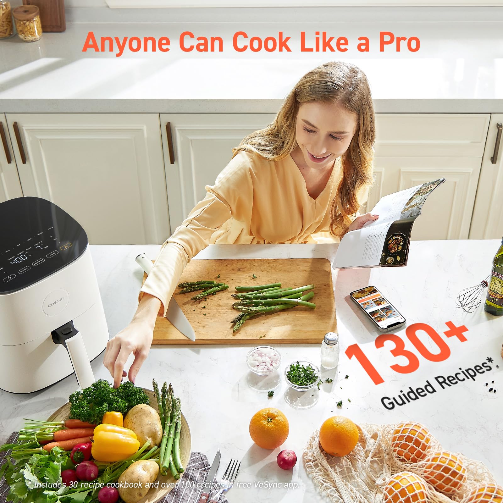Amazon.co.jp: COSORI Air Fryer Pro LE 5-Qt Airfryer, With 20PCS